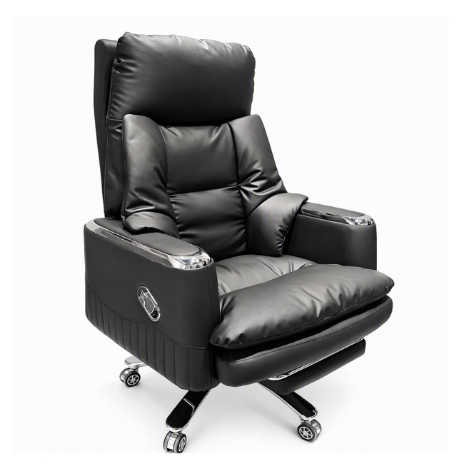 Ghế giám đốc luxury ngả lưng có gác chân bọc da PU: SG - 2417 - $hienthicat